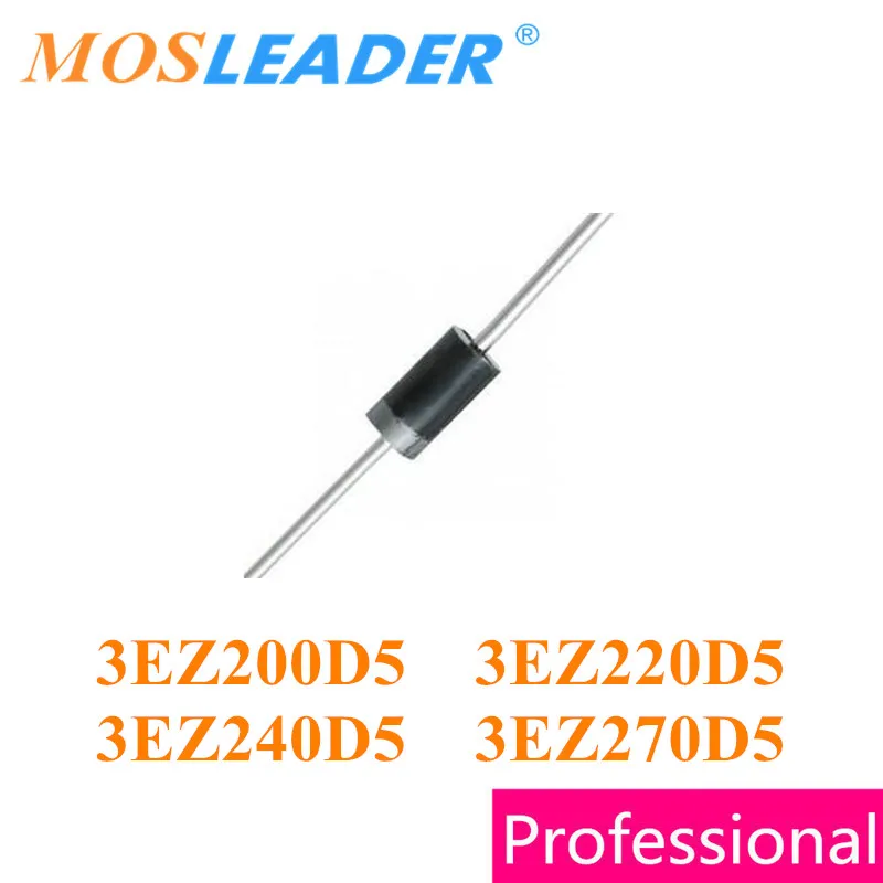 

Mosleader 1000 шт DO15 3EZ200D5 200V 3EZ220D5 220V 3EZ240D5 240V 3EZ270D5 270V Высокое качество