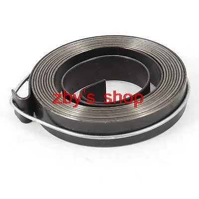 

Dark Gray Metal Drill Press Quill Feed Return Coil Spring 10mm Width 0.8mm Thickness 54mm OD 60mm OD with Hook