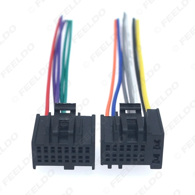 Adaptador de arnés de cableado de instalación de Audio estéreo ISO para coche, 10 pares, para Chevrolet Captiva Enclave Silverado tahole, Cable de Radio CD/DVD