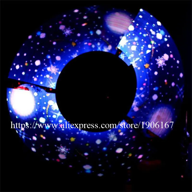 One Pair Programmable 100 Pixels Visual Led Poi Full-Color Lamp LED Stick USB Graphic Poi With Software