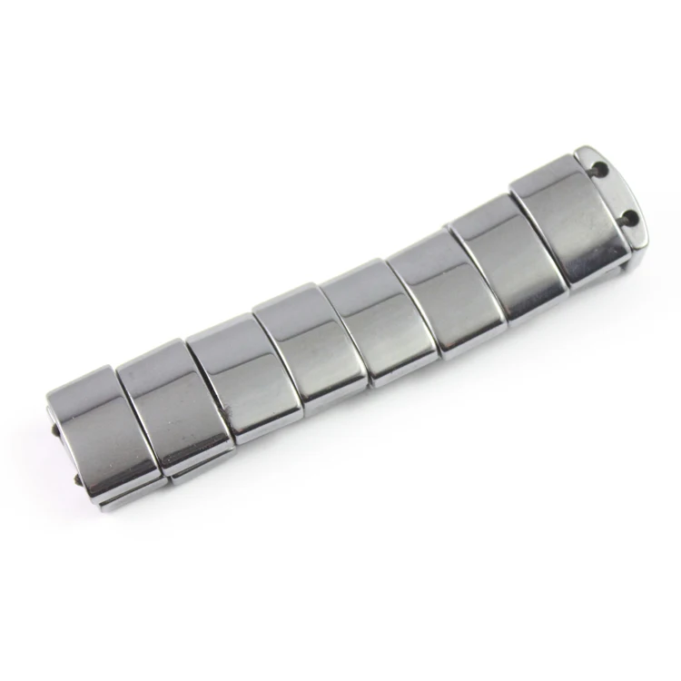 Magnetic Rectangular Beads Beaded Bracelet Black Bracelet for Men Strand Bracelet Hematite Health-care Bracelet