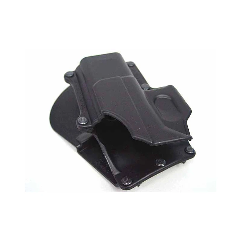 Tactical Gun Case Airsoft Holster&Mag Pouch Set For Glock 19/23/25/28/32 - Right Handed Black Glock Holster And Magazine Pouch