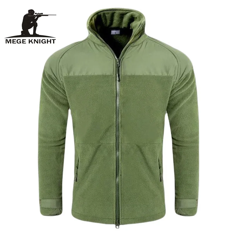 MEGE Brand Winter Tactical Soft Shell Fleece Warm P300 Jacket,  Men Casual Jacket, Military Sportswear Army Fleece Thermal