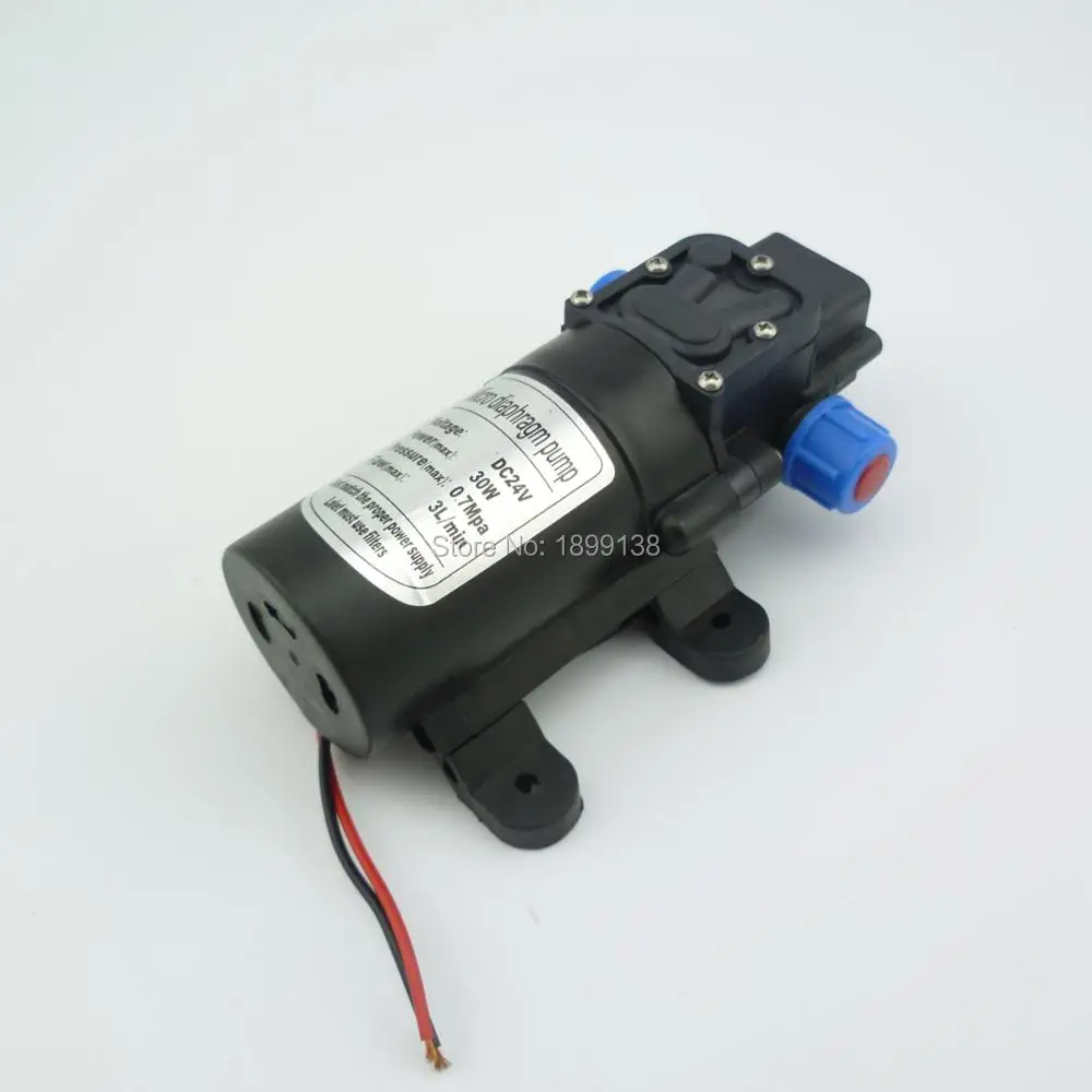 

self priming water pump dc 24v high pressure 30W 3L/min return valve type diaphragm water pump dc motor