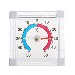 Temperature Thermometer Window Indoor Outdoor Wall Greenhouse Garden Home #H0VH#