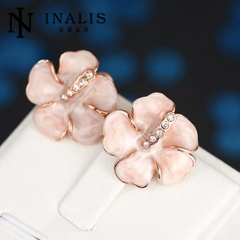 INALIS Fashion Flower Earrings Tassel Earrings Jewelry Women Mujer Moda orecchini E673