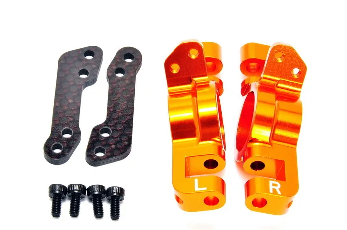 OFNA/HOBAO RACING OP-0002 CNC STEERING KNUCKLE SET for 1/8 HYPER VS Free Shipping