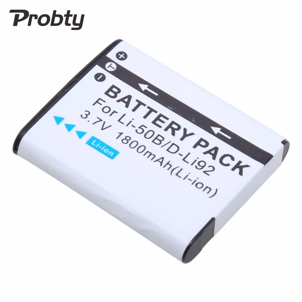 Probty LI 50B LI-50B Camera Battery For Olympus MJU Stylus 1010 1020 1030SW 9000 SH21 SH25 SP720UZ SP800UZ SP810UZ SZ10 SZ11