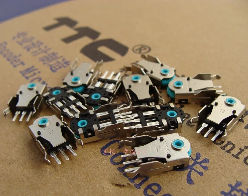 Razer Lancehead Wireless Fuhlen G90 용 1 조각 기존 TTC 12mm 방진 골드 코어 마우스 인코더 마우스 스크롤 디코더