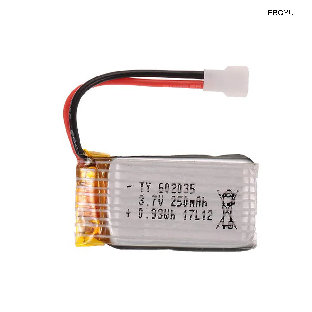 Updated 3.7V 300mAh Lipo Battery for WLtoys V911S V966 V988 XK K100 4CH Non-aileron RC Helicopter Replacement Battery