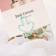 20pcs Cactus Paper Clips for Books #6