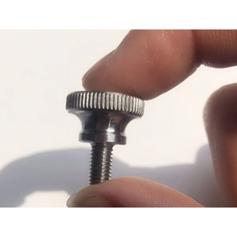 M3/M4/M5/M6/M8/M10stainless steel 304 knurled  step screw high flat head screw hand screw hardware fasteners946