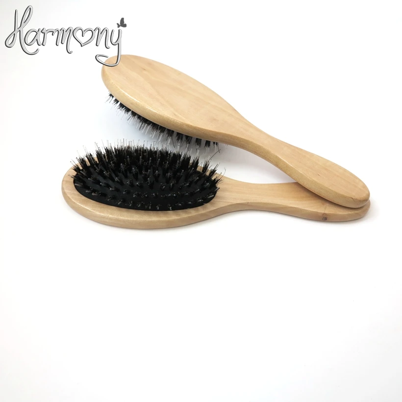 

12pcs Professional Anti-Static Hair Brush Paddle Brush Comb escova de cabelo brosse a cheveux real wild boar bristle brush