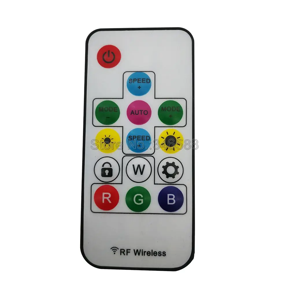 WS2812B WS2811 Mini RF Remote LED Pixel Strip Light Controller USB/DC 3Keys RF 14/17/21Keys With Remote Controller DC5-24V