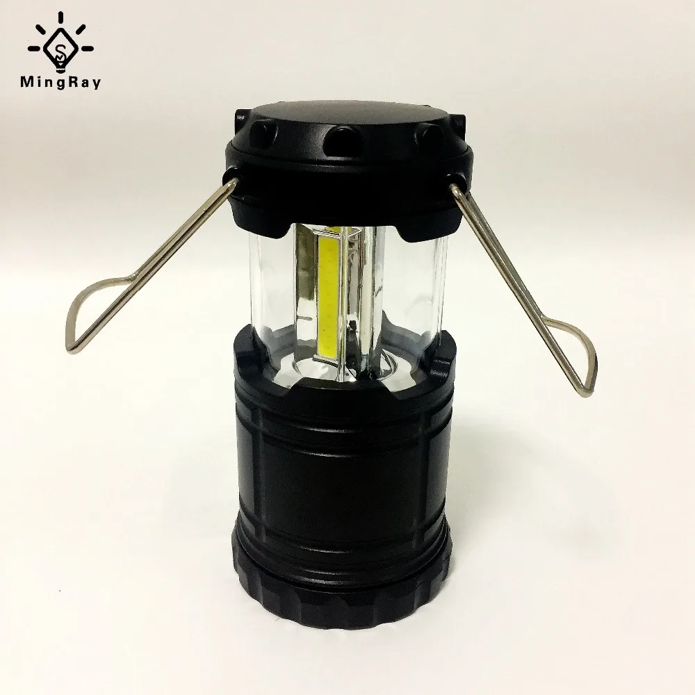 MINGRAY Portable LED Camping Lantern AA Battery waterproof tent LED Light super bright Collapsible hand Light