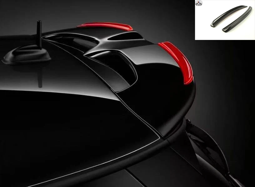 Brand New Carbon Fiber UV Protected Style Black Color JCW Spoiler Extenstion for mini cooper F56 F55 (2 Pcs/Set)