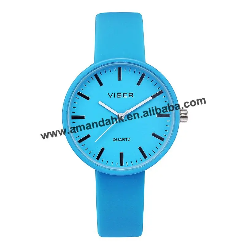 

High Wholesale New Women Fashion Lady Quartz Watch Hot Sale Women Leather Casual Dress Thin Women Silicone Watches