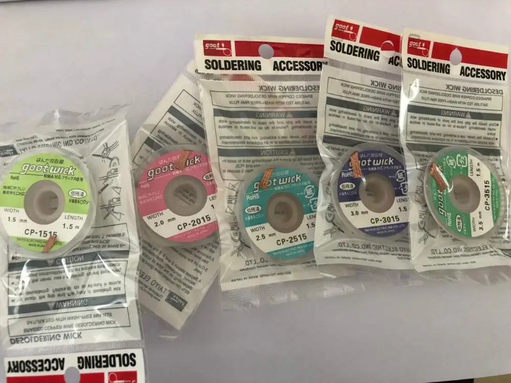 1.5mm 2.0mm 2.5mm 3mm 3.5mm długość 1.5M 1515 2015 2515 3015 taśma rozlutownicza zmywacz do lutów knot drutu narzędzie do naprawy 4.9 /5