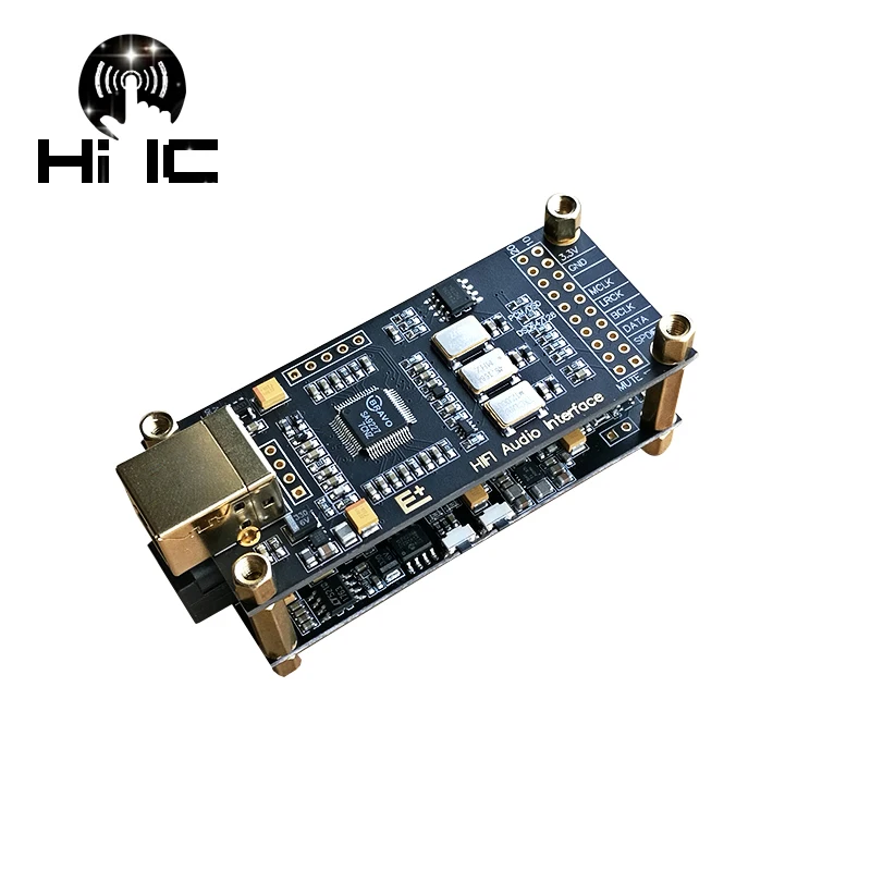 

HIFI AUDIO Decoder SA9227+ES9038Q2M USB DAC ES9038 Asynchronous USB Module OPA1612 + AD8397/Double NE5532 DSD128 32Bit / 384Khz