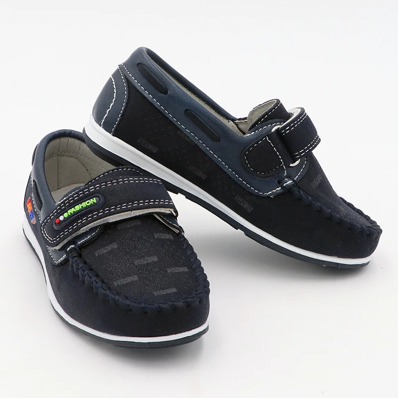 Cute eagle Boys Girls Shoes Slip-on Loafers Rubber sole PU Leather Flats Soft  Mocassins Children Casual Sneakers High Quality