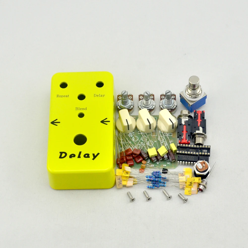 

DIY LANDTONE Delay Guitar Effect Pedal Kit With 1590B And ICPT2399, TL072CP Free Shipping D1