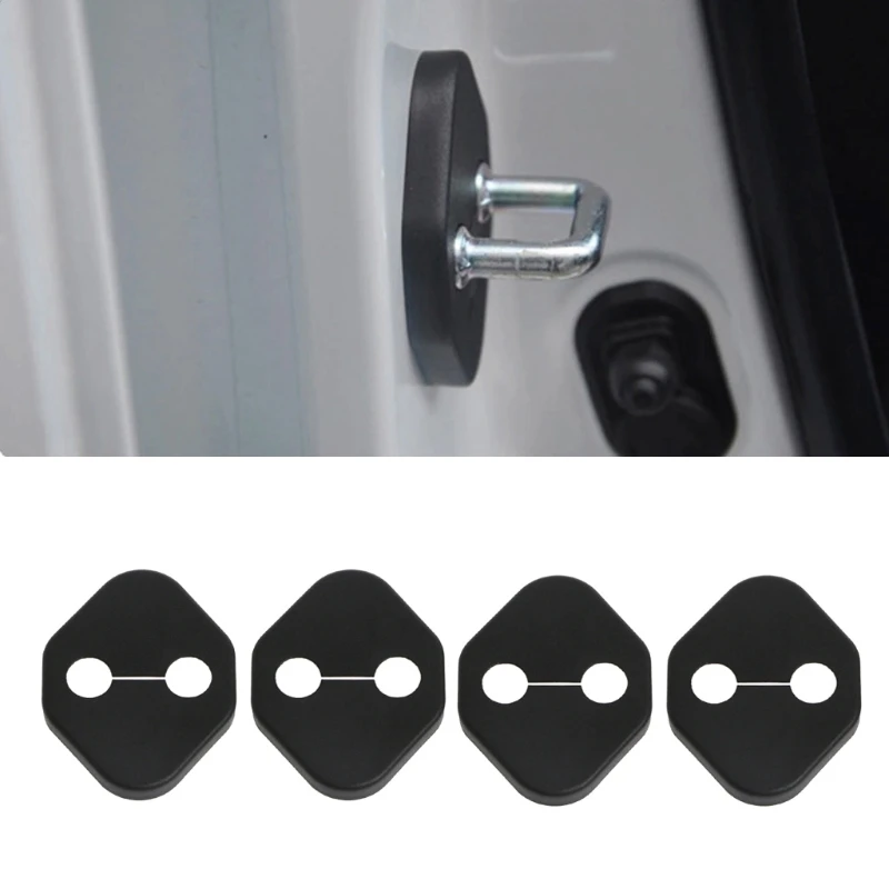 Car Door Lock Cover Protection For KIA RIO K2 Soul Hyundai Solaris Verna H8WE