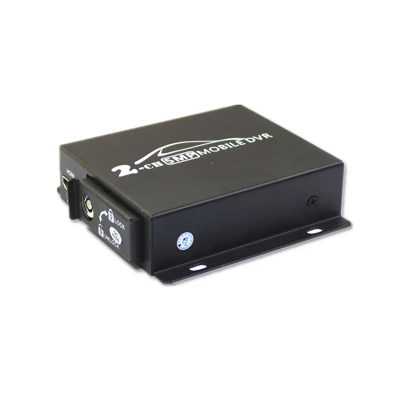 SD card dual channel DVR 2CH 1080P recorder can be used for car monitoring car surveillance video 5.0MP recording