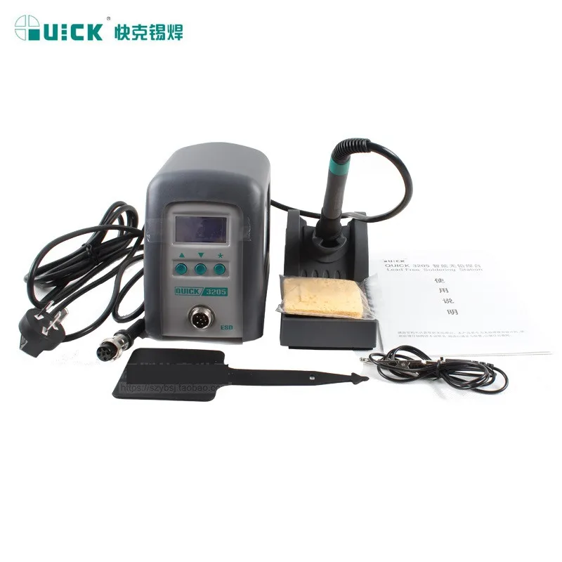 

150W High Frequency Soldering Station Digital Soldering Station Lead-free Iron QUICK3205ESD