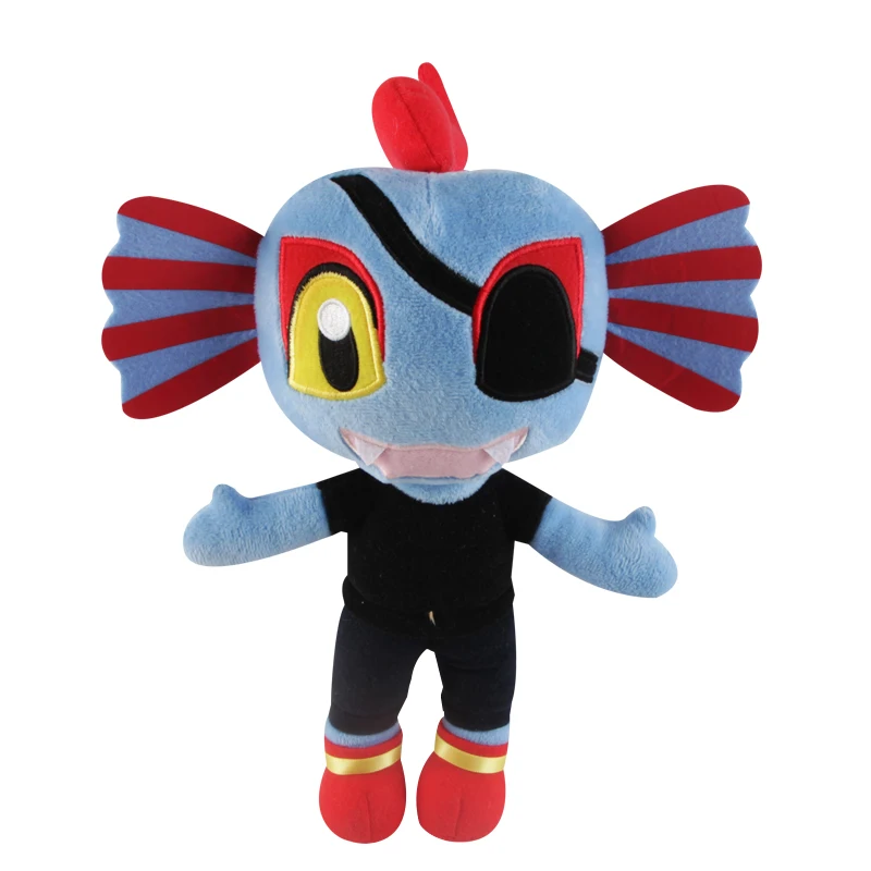 Brinquedo de pelúcia undyne para crianças, 30cm, brinquedo de pelúcia macio, animais de pelúcia, brinquedo para crianças