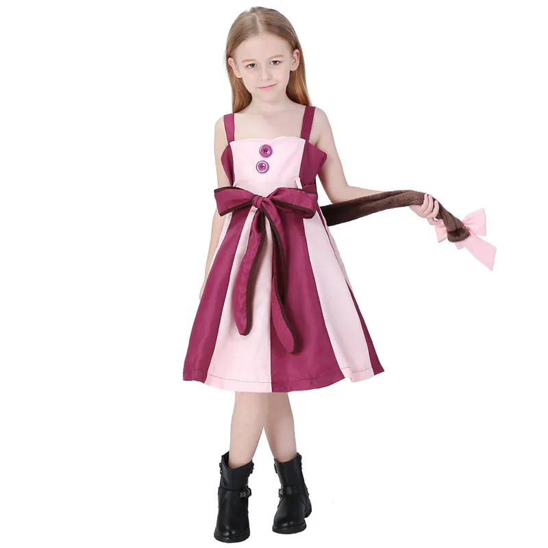 

Детский костюм аниме для косплея для девочек на Хэллоуин, костюм животного и кота на Рождество, Пурим, карнавал, парад, сценическое шоу, праздничное платье для ролевых игр