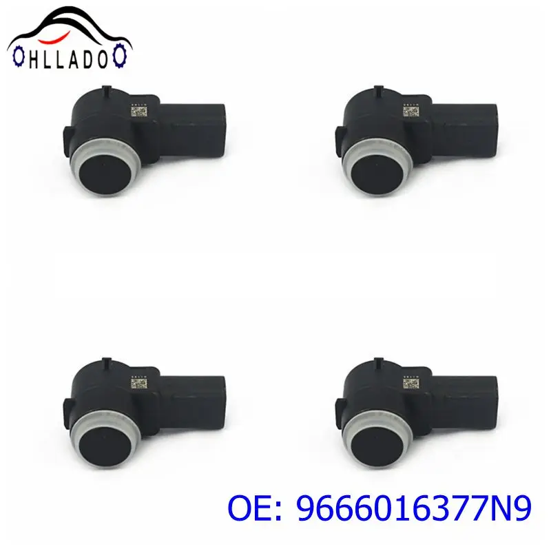 

4PCS HLLADO Auto Parking Sensor PDC PSA9666016377N9 0263013148 For Peugeot Citroen PSA 9666016377N9 Car Reversing radar