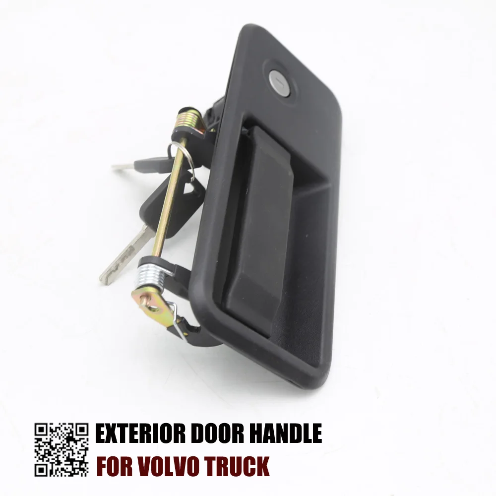 FREESHIPPING 1 PCS RIGHT OUTSIDE DOOR HANDLE FOR VOLVO TRUCK  WITH KEY AND LOCK OEM 20398467 20398466