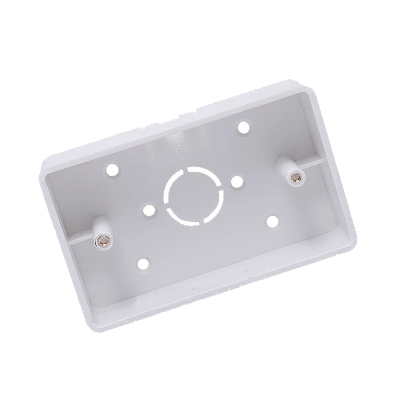 US 118mm type Junction Box Wall Mounted Box One or Two Switches socket Wire Box