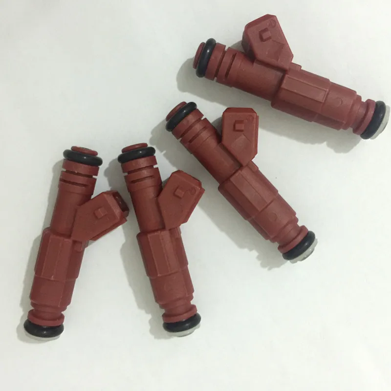 High performance Red 30 lbs/hr FUEL INJECTORS 94 54 556- 9454556 0280155759 0280 155 759 for  VW G40 G60 and VAG turbo engines