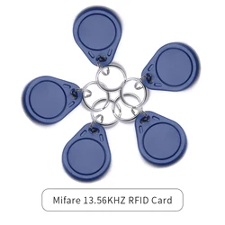 5ピースアクセス制御13.56 Khz rfidキーホルダーキーfobためのロック