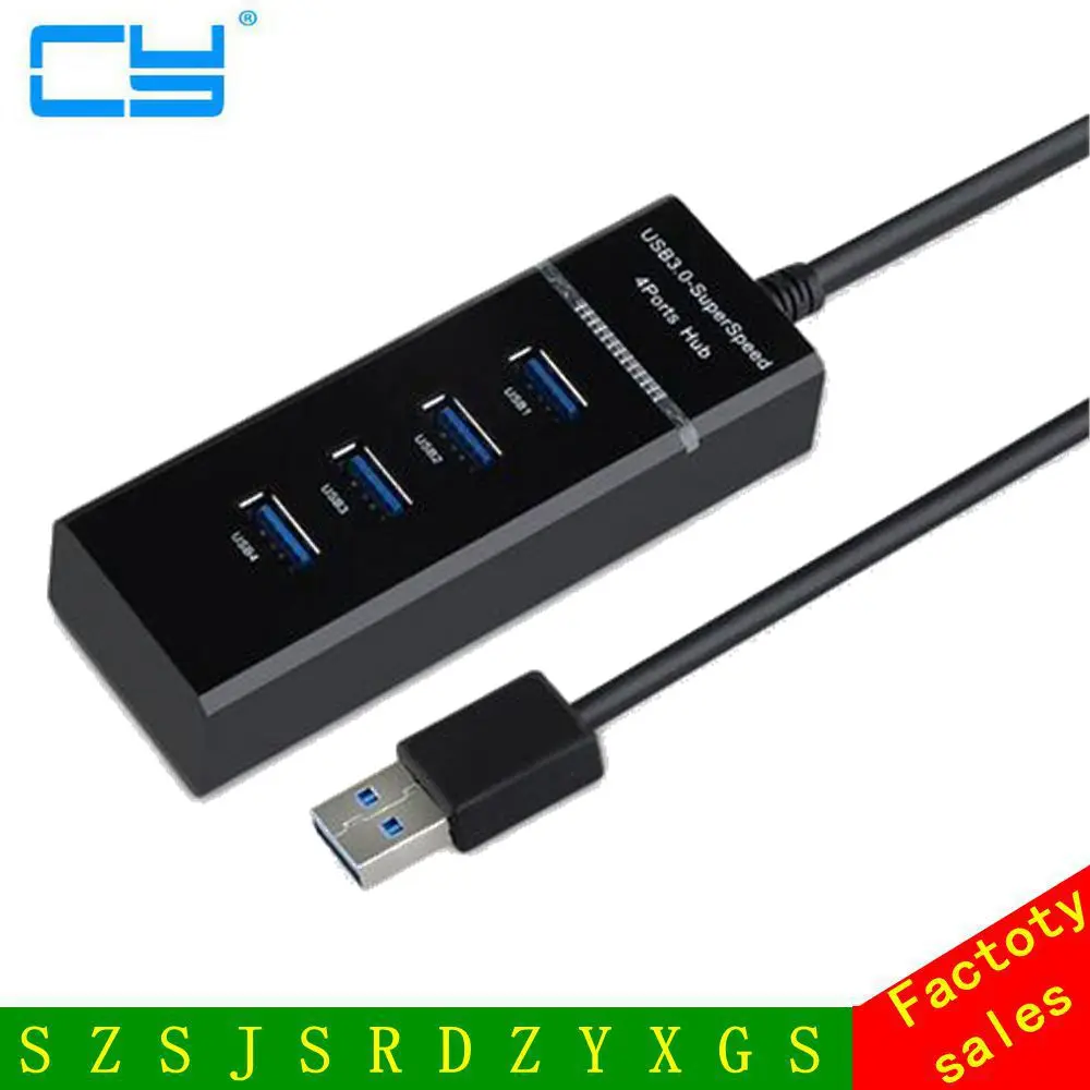 

4 Port USB 3.0 Hub Splitter High Speed For Computer Notebook Laptop PC Mac For MacBook WIN 7 8 Usb Cable Computer Accessories