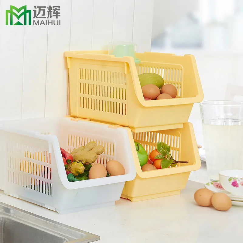 Mai Fai Modular kitchen fruit and vegetable storage basket Drain vegetables basket finishing debris storage box 7054