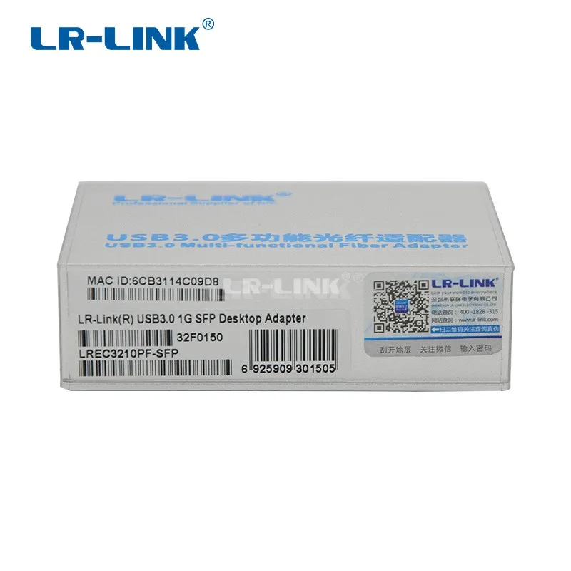 Imagem -04 - Lr-link-adaptador Ethernet Gigabit Adaptador Lan Placa de Rede Óptica Usb 3.0 Lan Rtl8153 1000mb 3210pf-sfp