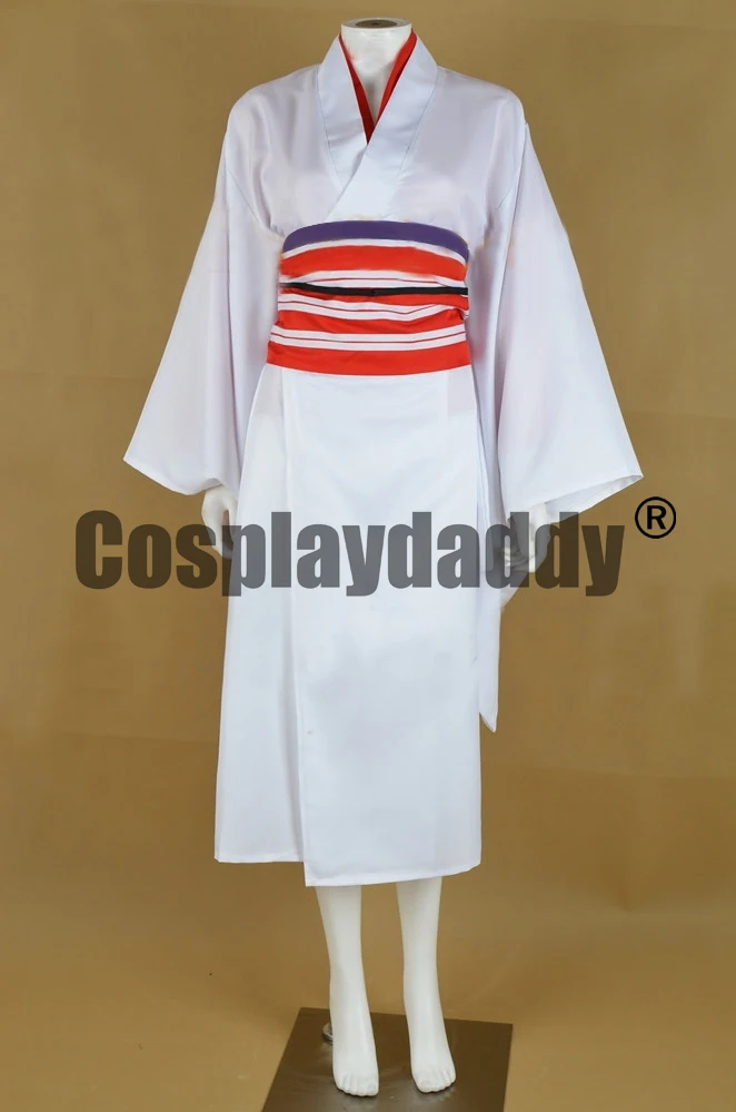 

Noragami Shinki Nora White Kimono Outfit Dress Cosplay Costume F006