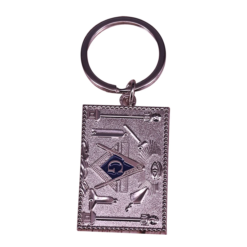 Masonic  keychain AG Freemasonry compass all-seeing eye keyring simple business men accessory gift