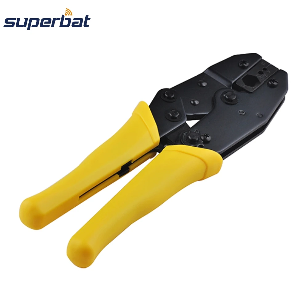 Superbat Yellow Crimper Crimping Tool for Coaxial Cable RG8 RG11 RG213 LMR400 RG316 RG174 SMA N MCX - 336K