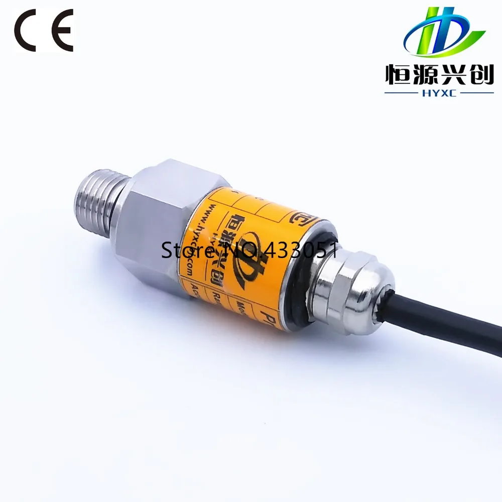 Pressure Transmitter -1~0~25bar/10bar/16bar, G1/4, 0-10V output, 24V DC power supply, Pressure Transducer Sensor