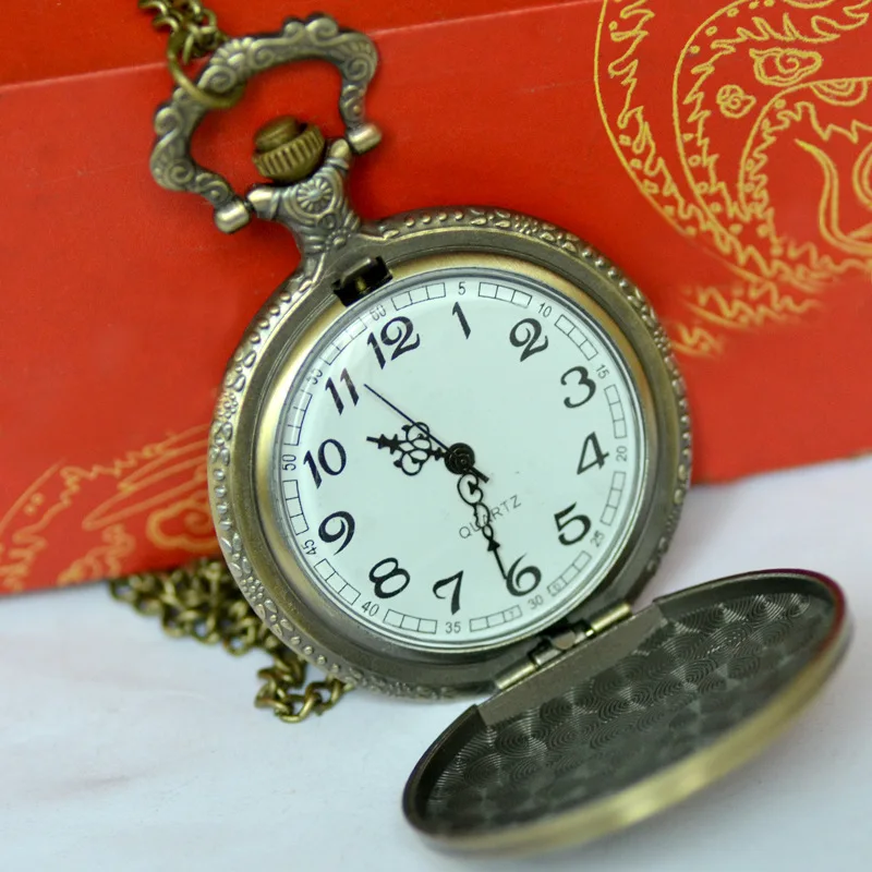 Tide Creative Design Star Folphin Fish Pocket Watch Manufacturers Wholesale New Large-sized Hollow Pocket Watch 8855