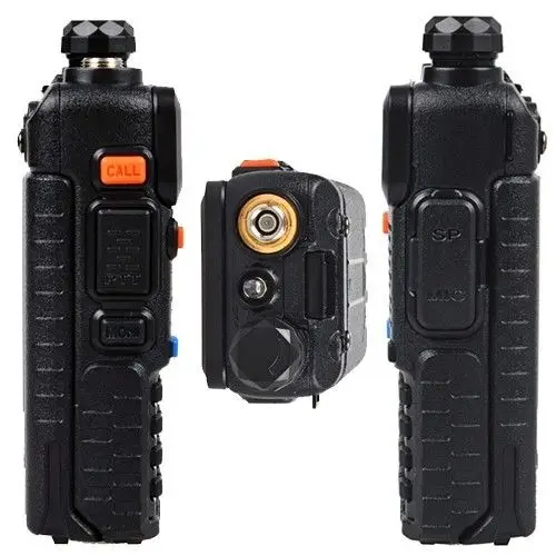 2 개 Baofeng UV-5R 듀얼 밴드 UHF/VHF 라디오 RF 5W 출력 새로운 버전 + 미국 재고