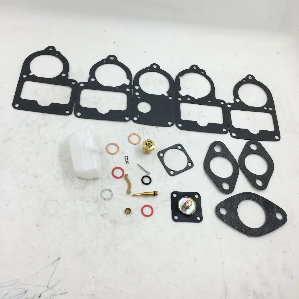 Kit de reparo de sherryberg ajustado kit para vw bug ghia bus solex carburador reconstruir kit com agulha com flot 28/30/34 pict 3 111198569