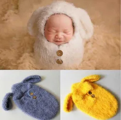 Newborn Photography Props Kids New Born Baby Girl Boy Hat Clothes Accessories Monster Romper Baby Stuff for Baby Sets