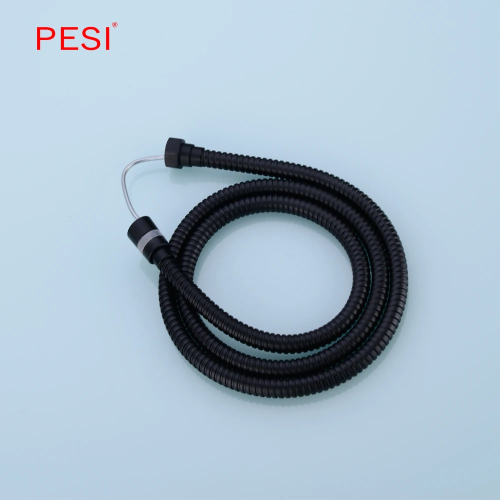 High Pressure Shower Hose 150cm Stainless Steel Shower Tube Flexible Gold Bathroom Hose Plumbing