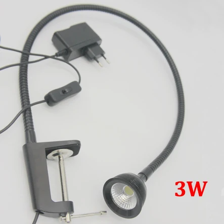 Lámpara de escritorio LED FLEXIBLE, 3W, 110V, 220V