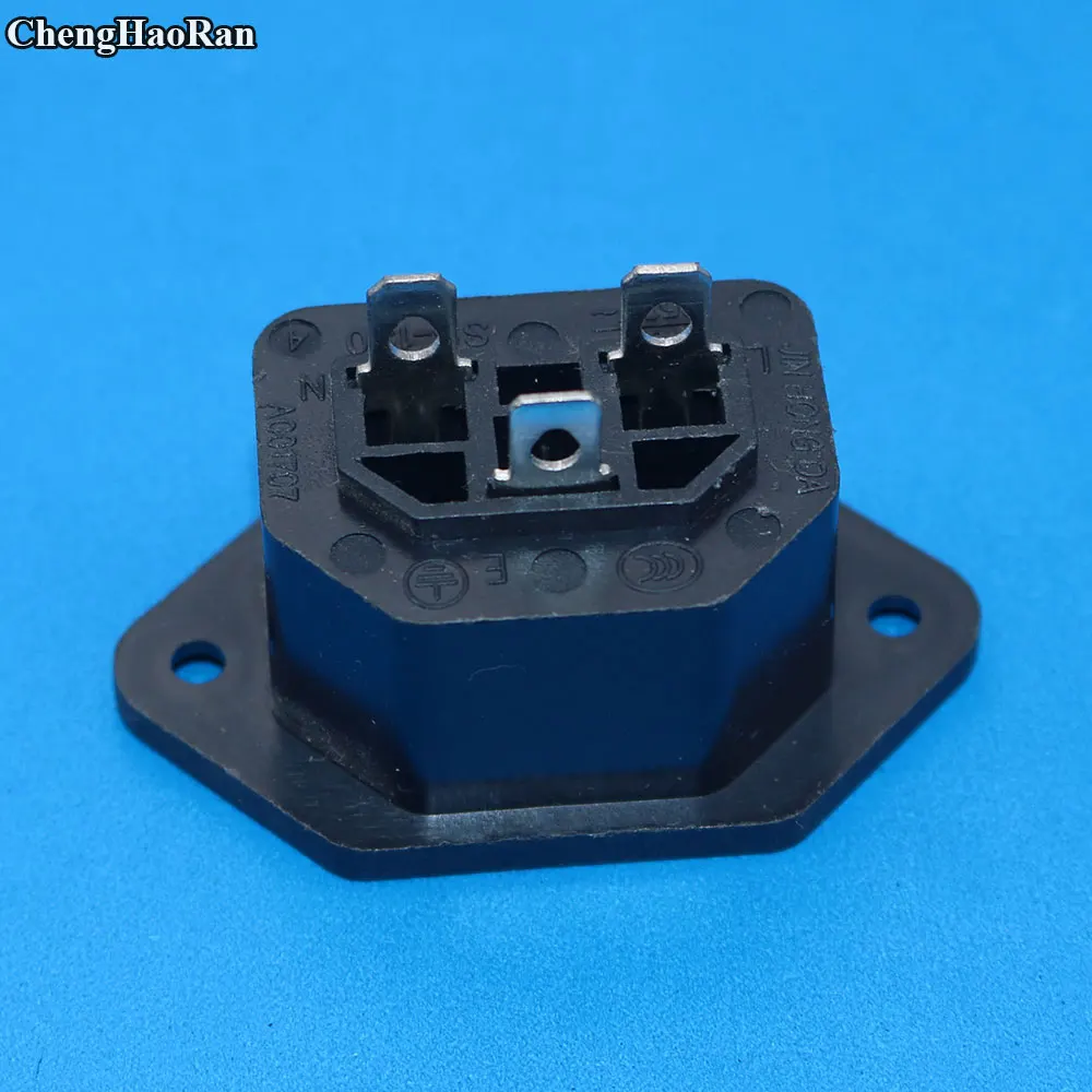 ChengHaoRan IEC 320 C13 female industrial power connector socket for PDU Socket Plug Mains Power ConnectorPower Supply  Output