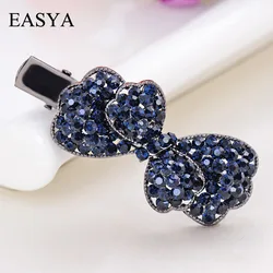 EASYA 2022 New Arrival Rhinestone Women Bowknot Hairpin Fashion Sparkling Crystal Hair Accessories Hairwear Ornaments